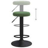 Bar Stools 2 pcs Dark Green Velvet 333146