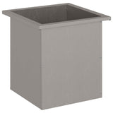 Garden Planter with LED Rusty 40 x 40 x 40 cm Weathering Steel 8008138