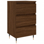 ZNTS Bedside Cabinet Brown Oak 40x35x69 cm Engineered Wood 826922