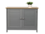 2 Hundred Page Doors MDF Spray Paint Bathroom Cabinet Gray 76520309