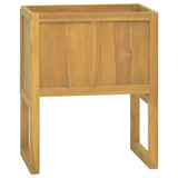 Bathroom Cabinet 60x40x75 cm Solid Wood Teak 338247