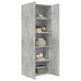 Highboard Concrete Grey 70x42.5x185 cm Engineered Wood 3281423