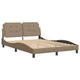 Bed Frame without Mattress "Zadar" Cappuccino 120x200 cm Faux Leather 3208174