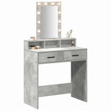 Dressing Table Grey 79 x 41 x 140 cm Engineered Wood 865166