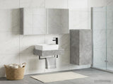 Bathroom Furniture Set 4 pcs Concrete Grey 3407402