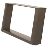 Coffee Table Legs U-Shaped 2 pcs Natural Steel 70x cm Steel 4012755