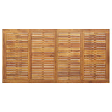 Garden Dining Set 7 pcs Grey and brown Solid acacia wood 3284348