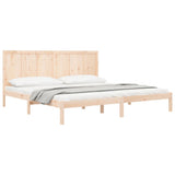 Bed Frame without Mattress 200x200 cm Solid Wood Pine 3105750