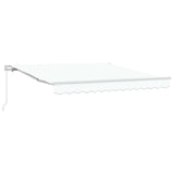 Awning Retractable Manual White 300 x 250 x 165 cm Polyester 3330069