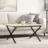 Coffee Table Legs X-Frame 70x60x43 cm Steel 357897