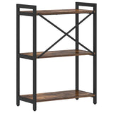 Bookshelf Smoked Oak 60 x 30 x 85 cm Engineered Wood 868397