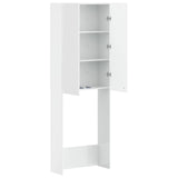 Toilet Cabinet ARNHEM High Gloss White 66 x 25.5 x 190 cm 896699