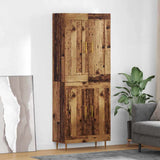 Highboard Old Wood 69.5 x 34 x 180 cm Engineered Wood 3415610