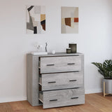 Sideboard Grey Sonoma 80x33x70 cm Engineered Wood 816582