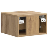 Wall-Mounted Bedside Cabinet 2 pcs Artisan Oak Engineered Wood 899124