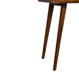 Chestnut Foldable Mirror Table IN3316