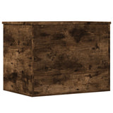 Storage Box Smoked Oak 60x42x46 cm Engineered Wood 840657