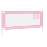 Toddler Safety Bed Rail Pink 190x25 cm Fabric 10205