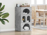 Sideboard Concrete Grey 40 x 35 x 100.5 cm Engineered Wood 891307