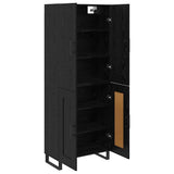 Highboard 2 pcs Black Oak 69.5 x 34 x 180 cm 3416263