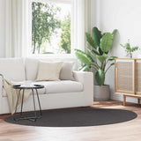 Carpet HUARTE Anthracite 140 x 200 cm Polyester 4103659