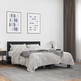 Bed Frame without Mattress Black 120x190 cm Small Double 3280202