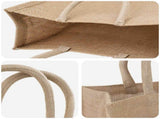 Jute Handbags 10 pcs Natural 42 x 33 x 19 cm 100% Tossa Jute 42012276