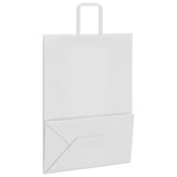 Paper Bags 250 pcs with Handles White 32x17x44 cm 4101846
