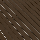 Garden Table Brown 190x80x72 cm Steel 312281