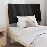 Upholstered Headboard Black 100 cm Solid Pine Wood 879301