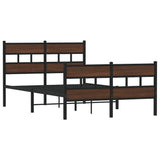 Bed Frame without Mattress with Headboard and Footboard 120x200 cm 4017167