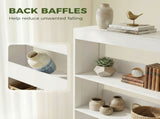 Bookcase, 6-Tier Bookshelf with Open Storage Shelves, Cubes, 180 cm Tall Display Shelf with T3398P550303