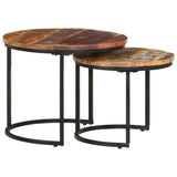 Nesting Tables 2 pcs Solid Reclaimed Wood 338000