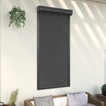 ZNTS Roller Shutter Aluminium 100x210 cm Anthracite 144981