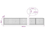 Gabion with 5 mm Wire and 5x5 cm Mesh 450x30x50 cm 3464139
