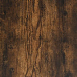 ZNTS 2 Piece Bathroom Furniture Set Smoked Oak Engineered Wood 3214657