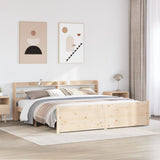 Bed Frame with Headboard without Mattress 180x200 cm Super King 3306768