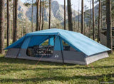 Family Tent with Rainfly Water-resistant 10-Person Blue 42042199