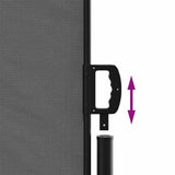 Retractable Side Awning Anthracite 100x1000 cm 4004688