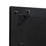 Bathroom Mirror with Mirror Black and Silver 70 x 50 x 2.5 cm 4018839