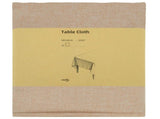 Table Cloth 5 pcs Rectangular Beige 140 x 140 cm 42040327