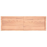 Wall Shelf Light Brown 160x50x cm Treated Solid Wood Oak 363712