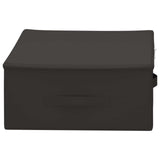 Storage Box 24 pcs Anthracite 70 x 40 x 18 cm Non-woven fabric 42024591