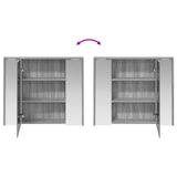 Bathroom Mirror Cabinet Grey Sonoma 73.5 x 16 x 62.5 cm 889172