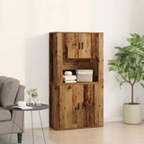 Highboard Old Wood 80 x 33 x 150 cm Engineered Wood 3334336