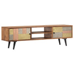 ZNTS TV Cabinet 140x30x40 cm Solid Acacia Wood 247682