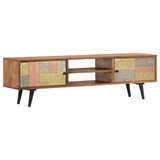 ZNTS TV Cabinet 140x30x40 cm Solid Acacia Wood 247682