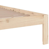 Bed Frame without Mattress Solid Wood 120x200 cm 814749