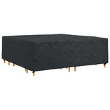 Furniture Cover Plain Black 220 x 220 x 70 cm 600D 4105788
