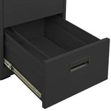 Filing Cabinet Anthracite 46x62x133 cm Steel 336281